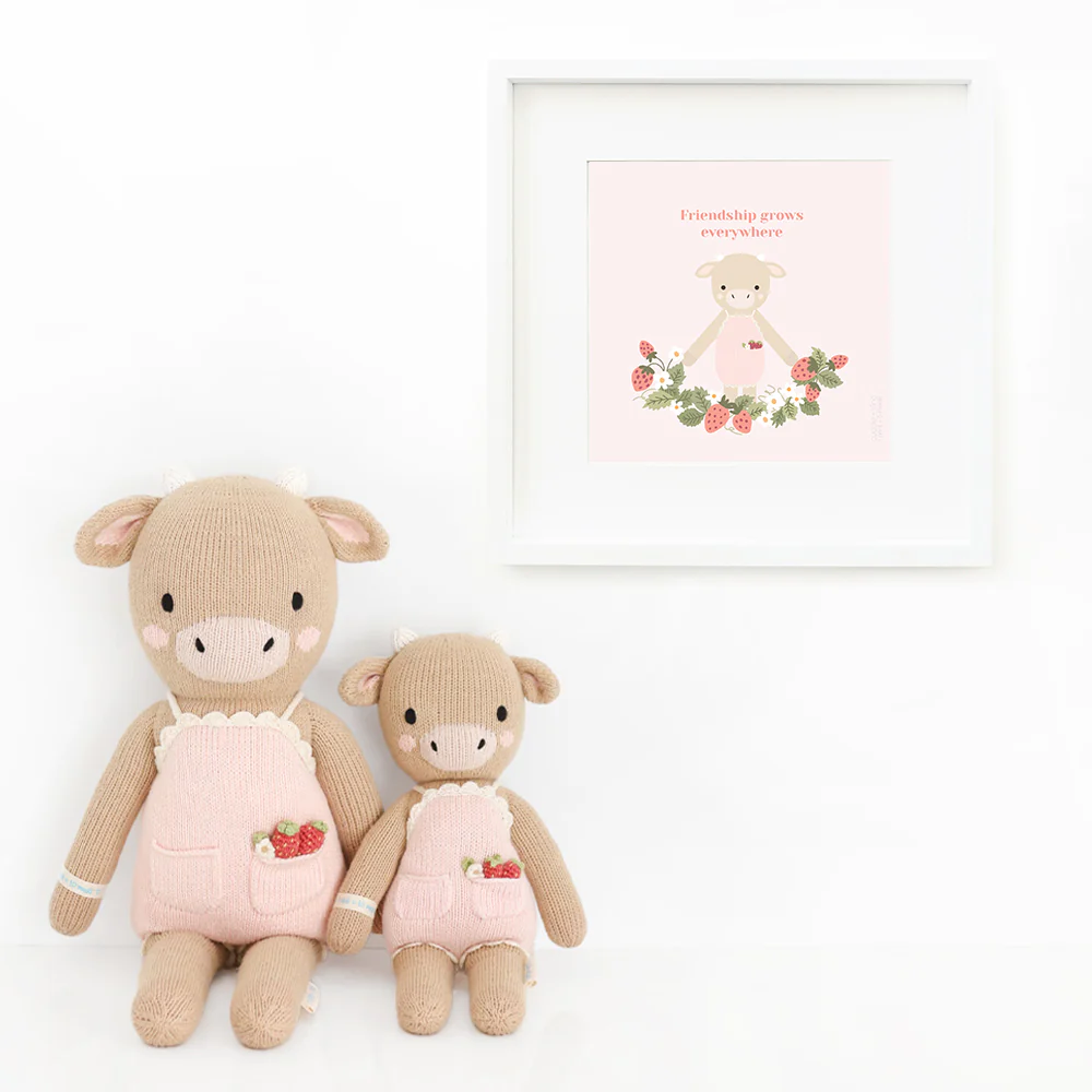 Ava the cow (powder pink) - Image 8