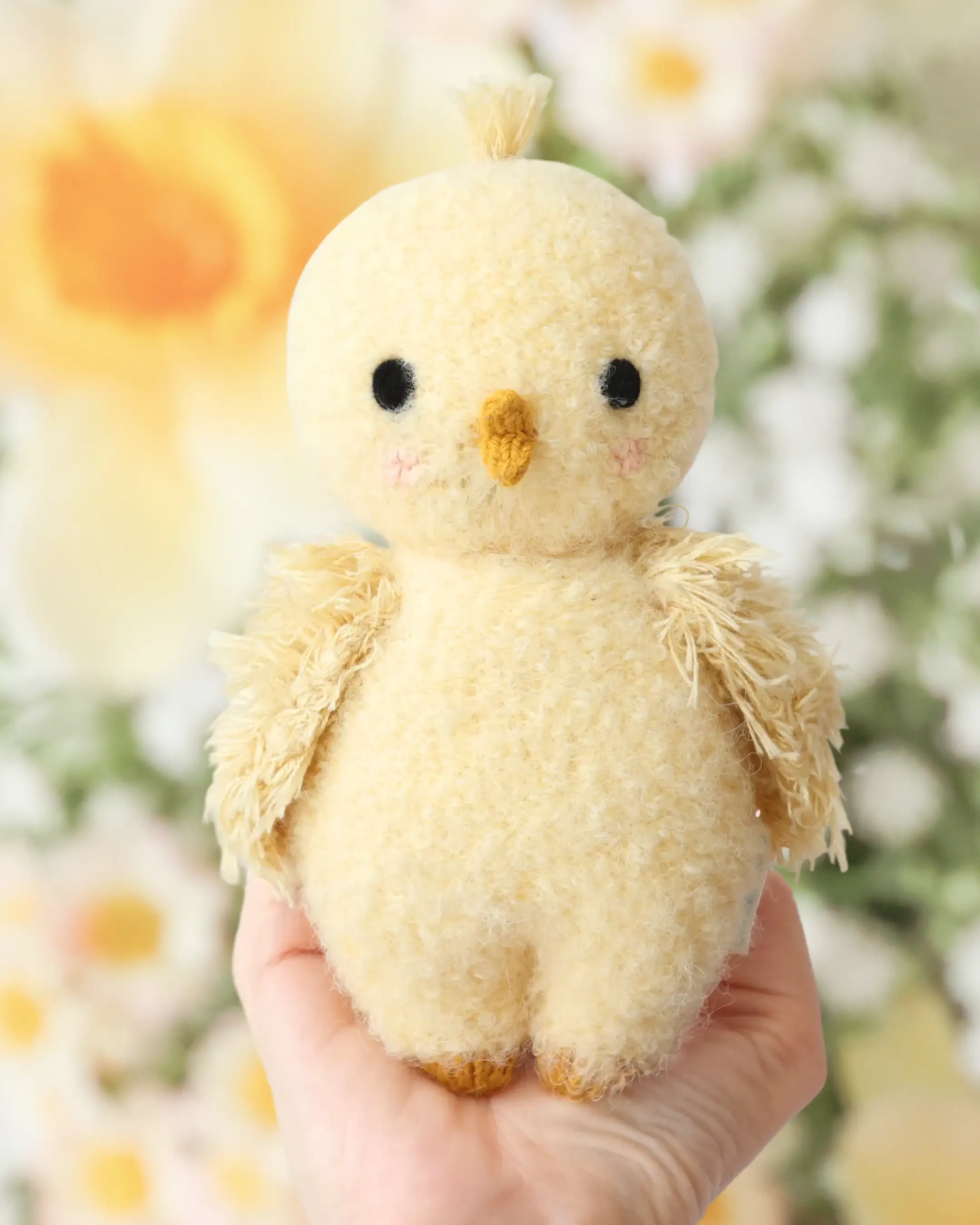 Baby bouclé chick (buttercup) - Image 3