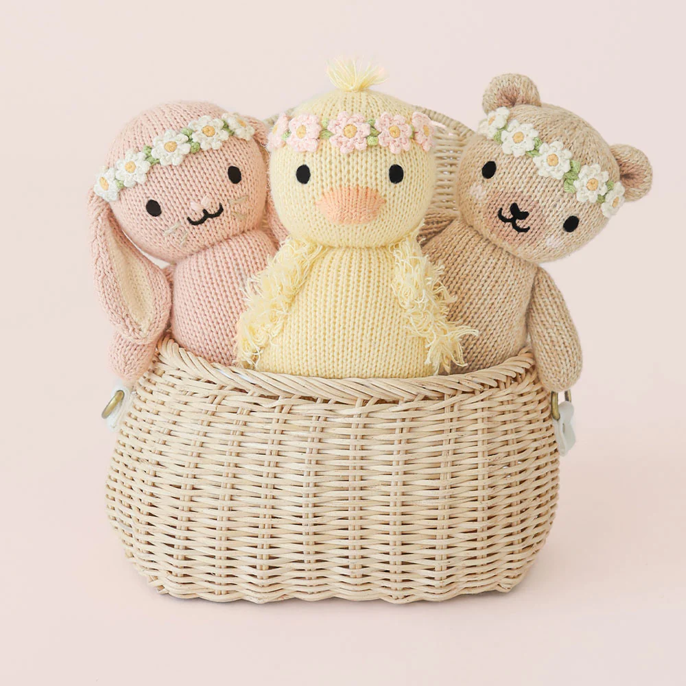 Baby bunny (rose with ivory floral) - Image 7