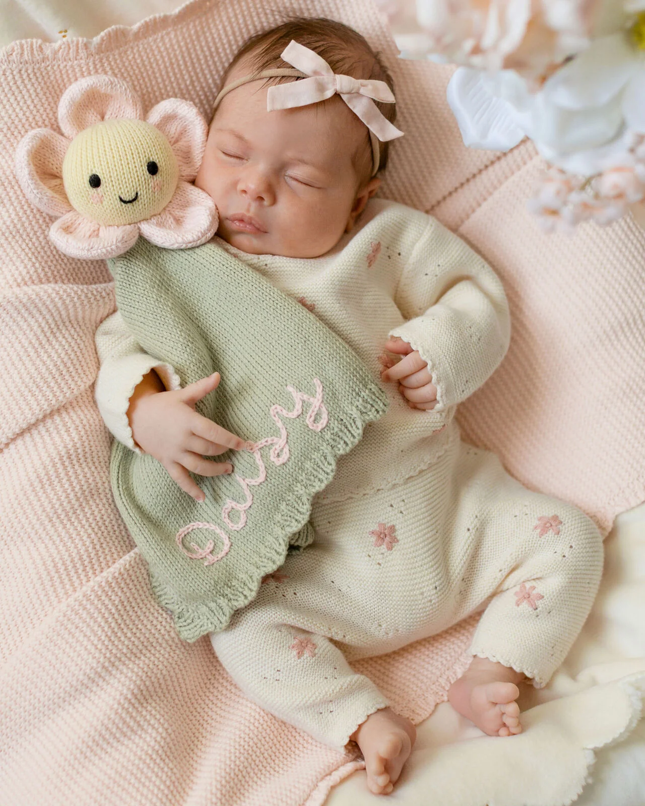 Baby daisy lovey - Image 4