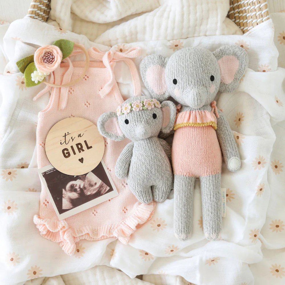 Baby elephant (blush floral) - Image 5