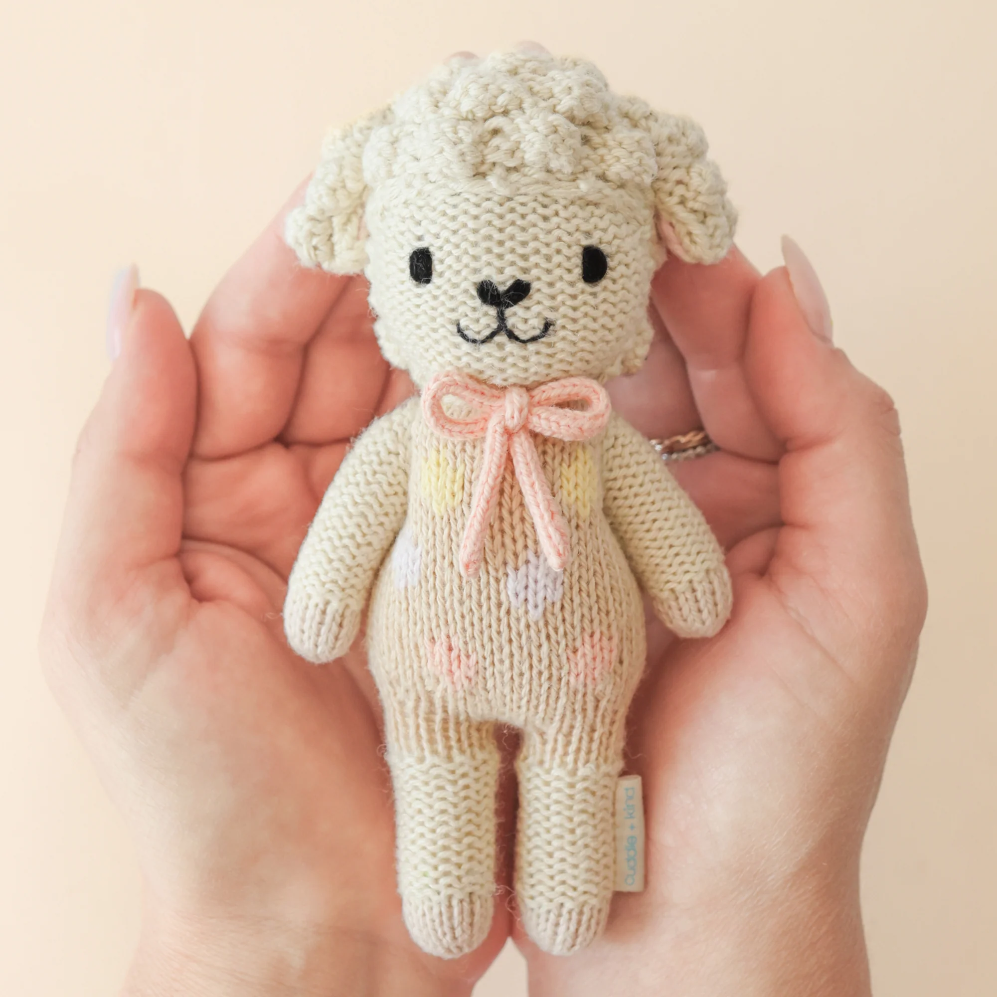 Tiny Lucy the lamb (pastel) - Image 3